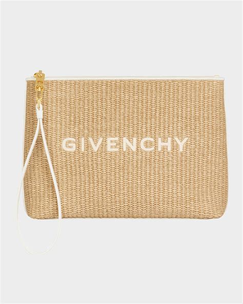 givenchy travel pouch|Givenchy Travel Pouch Clutch Bag in Raffia .